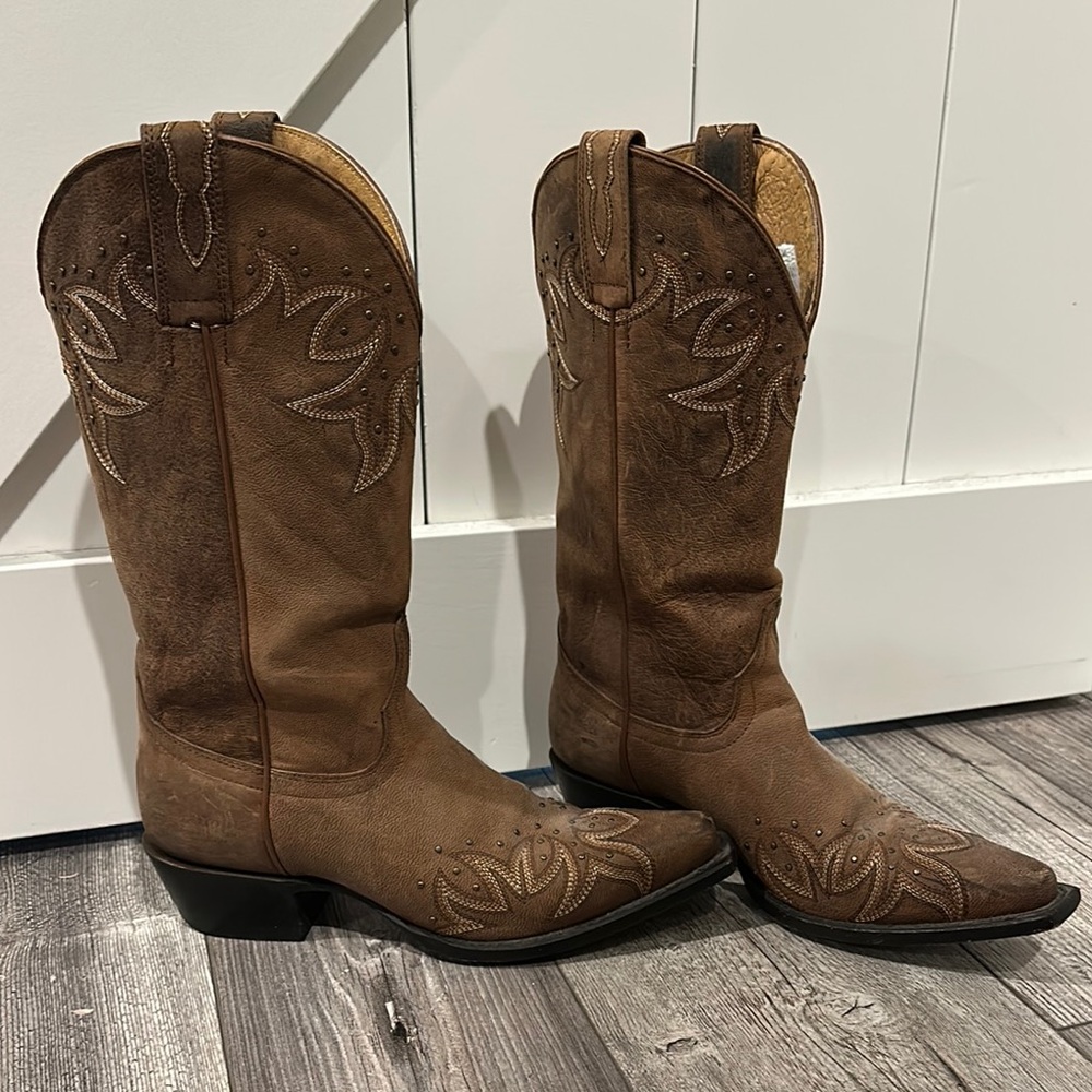 Brown Western Cowboy Boots